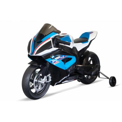 Motocicleta electrica cu licenta BMW HP4 Premium, pentru copil 3-9 ani, culoare Albastra