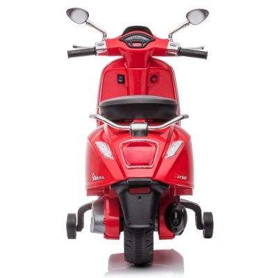 Motocicleta electrica pentru copii Vespa 12V rosu