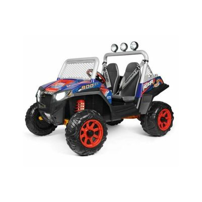 Peg Perego - Masinuta electrica Polaris Ranger Rzr 900 XP Cu 2 locuri, 24 V, Albastru/Negru