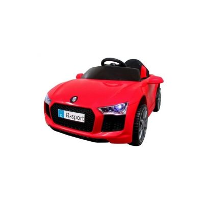R-sport - Masinuta electrica cu telecomanda, scaun din piele, Cabrio B4 628 - Rosu