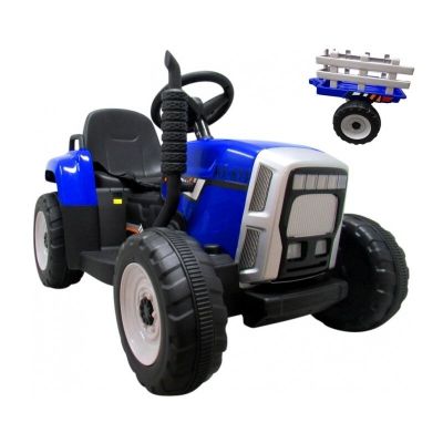 R-Sport - Tractor electric pe baterie si muzica C1 - Albastru