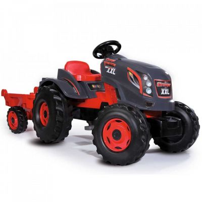 Tractor cu pedale si remorca Smoby Stronger XXL