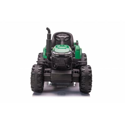 Tractor electric 12V cu telecomanda si remorca Nichiduta Agriculture Green