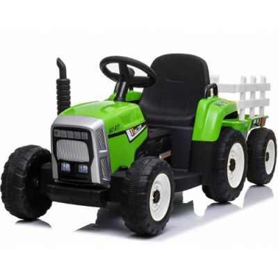 Tractor Electric R-Sport cu Sunete si Lumini C1 Verde