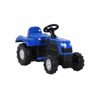 Tractor pentru copii cu pedale, albastru