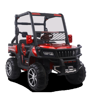 UTV electric 4x4, pentru 2 copii, Kinderauto Super-Carrier 140W 12V Premium, culoare rosie