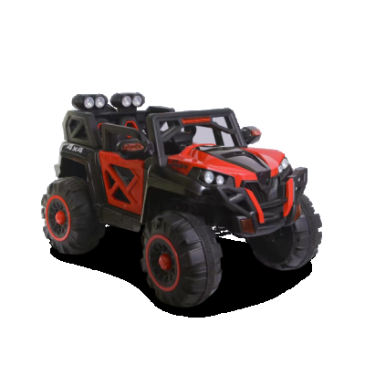 UTV electric pentru 2 copii Kinderauto Victoria, 140W 12V, scaun tapitat, roti moi, culoare Rosie