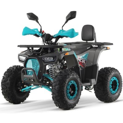 ATV electric ECO DustRider XXL 1500W 60V 20Ah cu diferential, roti 8 inch, gri