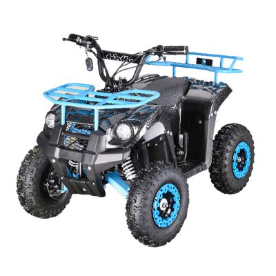 ATV electric,motor 500W cu perii, baterie 36V/12Ah/Lead Acid, 3 viteze, bluetooth, model MA06E Albastru