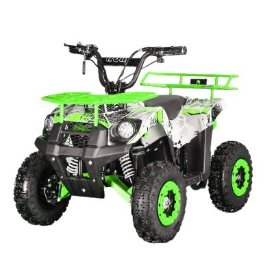 ATV electric,motor 500W cu perii, baterie 36V/12Ah/Lead Acid, 3 viteze, bluetooth, model MA06E Verde