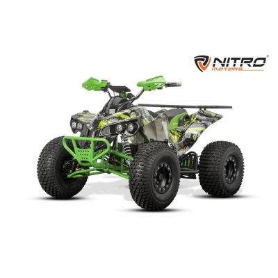 ATV electric NITRO EcoWarrior SPORT 1500W 60V 20Ah cu DIFERENTIAL, grafiti verde