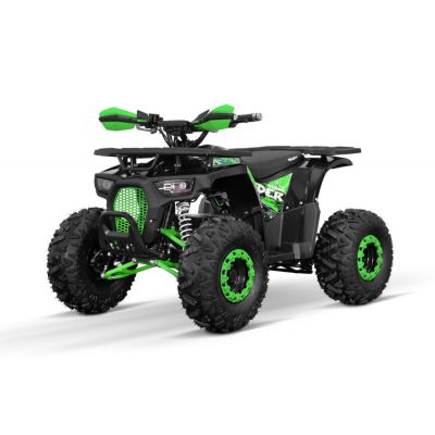 ATV electric pentru copii mari, ECO DustRider XXL 1000W 48V 20Ah cu diferential, roti 8 inch, verde