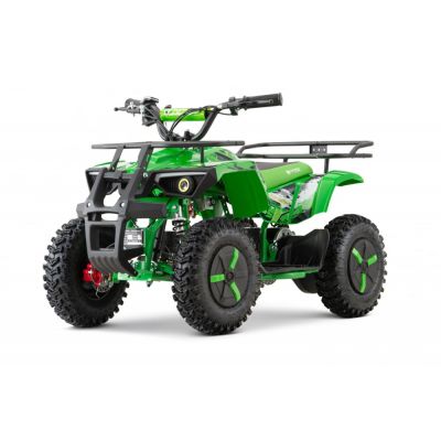 ATV electric pentru copii NITRO Dusty 1000W 36V Snowy tyres, culoare verde
