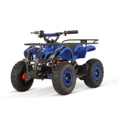 ATV electric pentru copii NITRO Torino Quad 1000W 48V Big Tyre, culoare Albastru