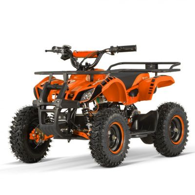 ATV electric pentru copii NITRO Torino Quad 1000W 48V cu anvelope 13x4.10-6, culoare portocaliu
