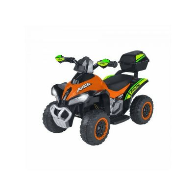 ATV copii, Quad, de teren Electric Globo a, Cumulator 6V portocaliu, Cu verde