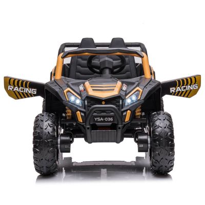 Buggy UTV electric copii 4 x 4 A036 doua locuri galben