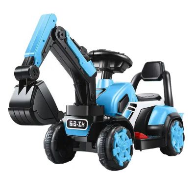 Excavator electric 6V 35W pentru copii Nichiduta Blue