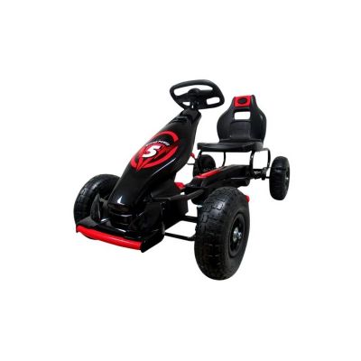 Kart cu pedale Gokart, 4-10 ani, roti gonflabile, G8 R-Sport - Rosu