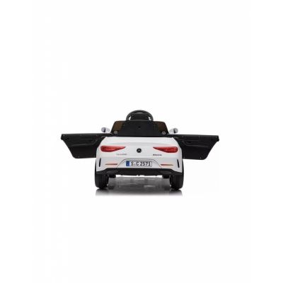 Masina electrica pentru copii Mercedes C Class CLS 350 LeanToys alba 90W