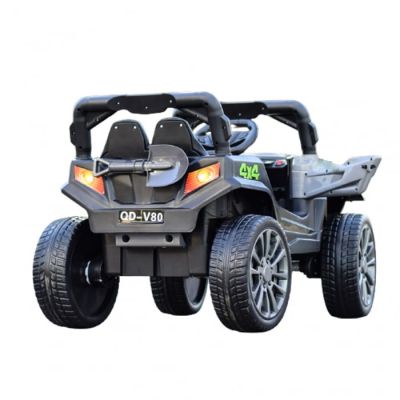 Masinuta electrica 4x4 Kinderauto BDQ-V80 100W 12V, premium, culoare Gri