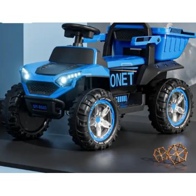 Masinuta electrica cu 2 motoare si remorca Nichiduta Bonet Blue 70W