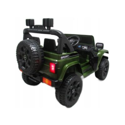 Masinuta electrica cu telecomanda cu baterii si functie de balansare Jeep X10 TS-159 R-Sport - Verde