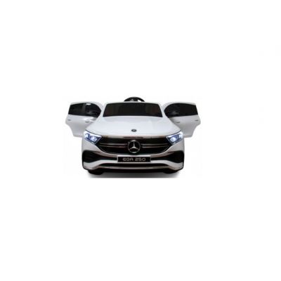 Masinuta electrica cu telecomanda Mercedes EQA250 si roti din spuma Eva alb 90W