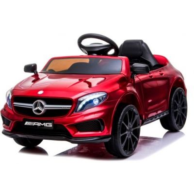 Masinuta electrica cu telecomanda 70W EVA scaun piele Mercedes GLA45 Vopsit