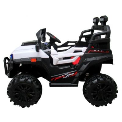 Masinuta electrica cu telecomanda si functie de balansare R-sport 4 x 4 Buggy X8N alb