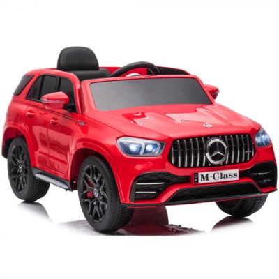 Masinuta electrica Mercedes M-class 4x4 140W 12V 10Ah premium, culoare Rosie la reducere