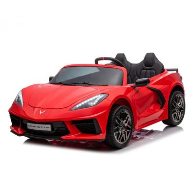 Masinuta electrica pentru 2 copii Corvette C8 90W 12V STANDARD, culoare Rosie la reducere