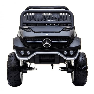 Masinuta electrica pentru 2 copii Mercedes UNIMOG 4x4 140W PREMIUM culoare Neagra
