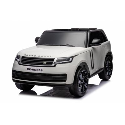 Masinuta electrica pentru 2 copii Range Rover 4x4 160W 12V 14Ah Premium, culoare alba la reducere