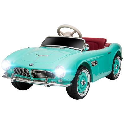 HOMCOM Mașinuță Electrică pentru Copii cu Baterii, Telecomandă, 3 Viteze, Lumini, Claxon și MP3, 115x55x47 cm, Verde | Aosom Romania