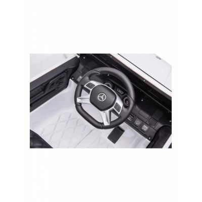 Masinuta electrica pentru copii Mercedes G63 alb cu telecomanda 270W