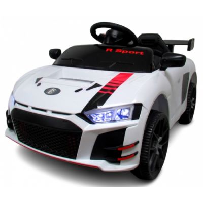 Masinuta Electrica R-Sport cu Telecomanda si Functie de Balansare Cabrio A1, Alb