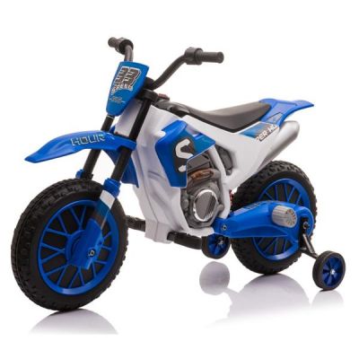 Motocicleta electrica 12V albastra 50W