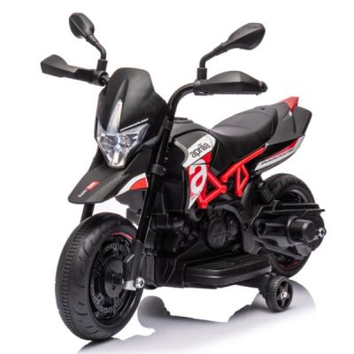 Motocicleta electrica 35W Aprilia Dorsoduro 900 6V neagra