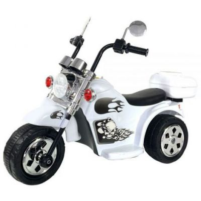 Motocicleta electrica Chipolino Chopper white