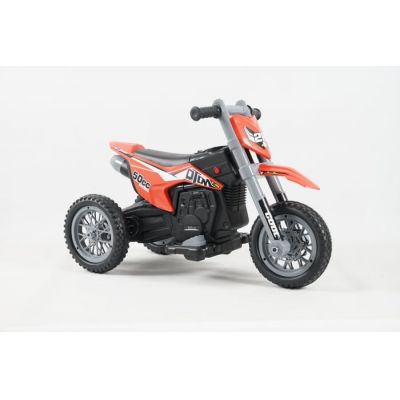 Motocicleta electrica cu 3 roti, Kinderauto Enduro 60W 12V STANDARD, culoare portocaliu