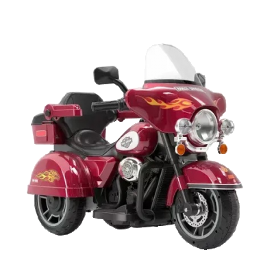 Motocicleta electrica cu telecomanda, Kinderauto BJLT609 50W 6V 7ah, culoare rosie