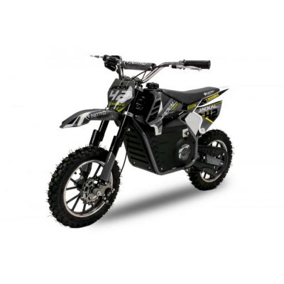 Motocicleta electrica pentru copii Eco Jackal 1000W 10 inch, culoare Neagra