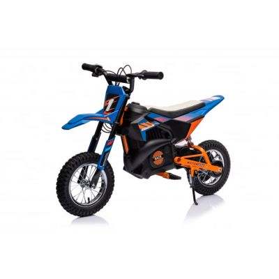 Motocicleta electrica pentru copil 4-9 ani, Kinderauto Enduro 250W 24V, culoare Albastru