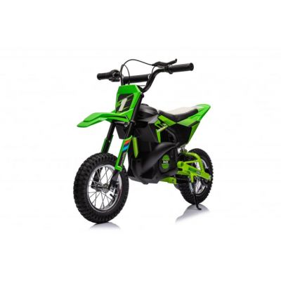 Motocicleta electrica pentru copil 4-9 ani, Kinderauto Enduro 250W 24V, culoare Verde