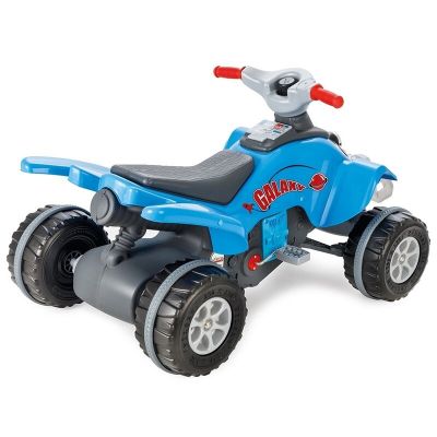 ATV copii, Pilsan, Cu pedale Galaxy, Albastru