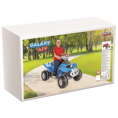 ATV copii, Pilsan, Cu pedale Galaxy, Rosu