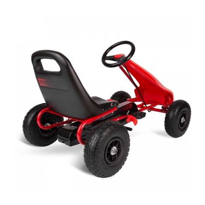 Kart cu pedale si roti gonflabile Gokart RK-593 Ricokids 759300, Rosu