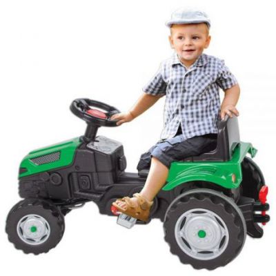 Tractor cu pedale copii, Pilsan Active 07-314 green, 3 ani+, verde