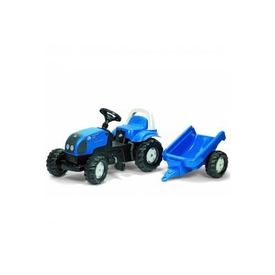 Tractor cu pedale Rolly Toys Kid Landini cu remorca